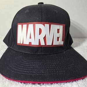 Marvel Black Snapback HatMarvel Comics Adult Fashion Adj